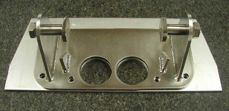 Stainless Steel Bracket and Aluminum Backing Plate
